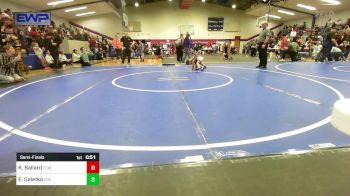 46 lbs Semifinal - Kyngzleigh Ballard, Team Conquer Wrestling vs Emilee Galetka, Viking Wrestling Club