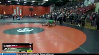 220 lbs Champ. Round 1 - Liam McDermott, New Lenox (PROVIDENCE CATHOLIC) vs Elijah Escamilla, BOLINGBROOK