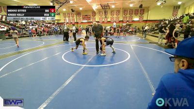 92 lbs Rr Rnd 5 - Mekko Stites, Berryhill Wrestling Club vs Kreed Kelly, Wyandotte Youth Wrestling