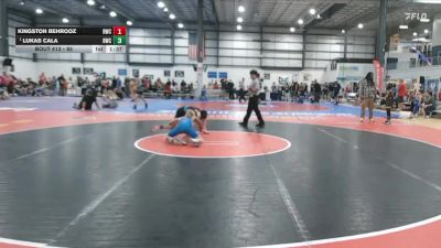 85 lbs 1st Place Match - Lukas Cala, Darkhorse Wrestling Club vs Kingston Behrooz, Richmond Wrestling Club