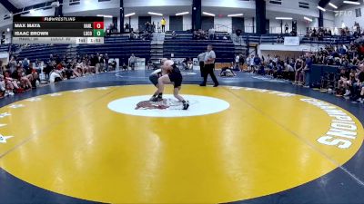 120 lbs Quarters & 1st Wb (16 Team) - Max Maya, Harlem vs Isaac Brown, Lumpkin Co.