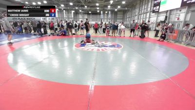 132 lbs 5th Place Match - Matthew Jaime, Big Cat Wrestling Club vs Creed Wright, Ascend Wrestling Academy