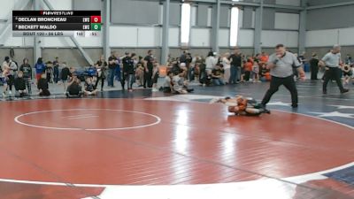 56 lbs Semis - Declan Broncheau, Lewiston Wrestling Club vs Beckett Waldo, Lakeland Wrestling Club