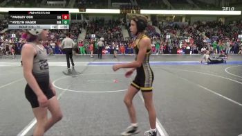 75 lbs Champ. Round 1 - Ryelyn Hager, Onaga vs Paisley Cox, Salina