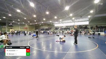106 lbs Quarterfinal - Michael Kowalski, Empire vs Ridger Benson, Parowan
