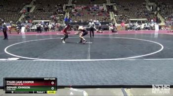 6A 157 lbs Cons. Round 4 - Tyler (jax) Cooper, Brookwood Jr-Sr vs Demari Johnson, Saraland