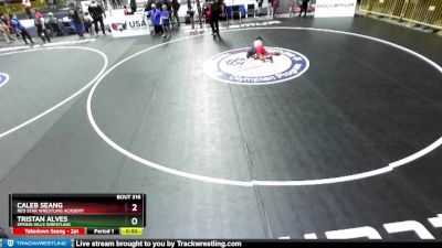 77 lbs Cons. Round 2 - Caleb Seang, Red Star Wrestling Academy vs Tristan Alves, Spring Hills Wrestling