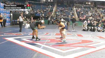 7A - 165 lbs 3rd Place Match - Adalia Tamayo-Fryar, Southwest Guilford High School vs Naara Peralta, Cape Fear High School