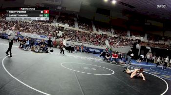 150-D4 Semifinal - BARRETT HARRIS, Benjamin Franklin High School vs ROCKY PORTER, Mogollon High School