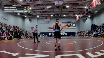 126 lbs Semis & 1st Wb (8 Team) - Cameron Hudson, Desoto Central vs Kolton Morrow, Saltillo High School