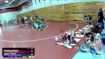 43-53 lbs Round 1 - Brody Purvis, White Knoll Youth Wrestling vs Luciana Patacca, KC Elite Training Center