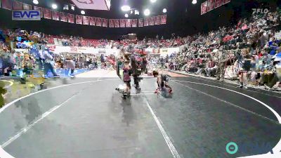 49 lbs Quarterfinal - Ashtyn Williams, Locust Grove Youth Wrestling vs Kennedy Ashton, Bartlesville Wrestling Club