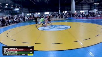 150 lbs Quarterfinals (8 Team) - Calvin Kraisser, HEADHUNTERS - GREEN vs Evan Thompson, NORTH CAROLINA WRESTLING FACTORY - BLUE