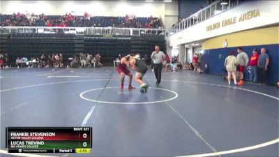 184 lbs Cons. Round 1 - Lucas Trevino, Rio Hondo College vs Frankie Stevenson, Victor Valley College