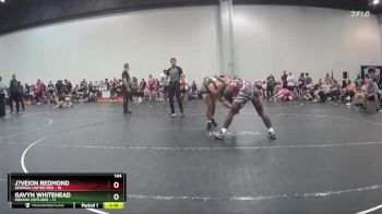 144 lbs Semis (4 Team) - Gavyn Whitehead, Indiana Outlaws vs J?veion Redmond, Georgia United Red