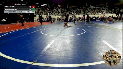 75 lbs Rr Rnd 2 - Ryitt Schell, Terminator Wrestling Academy vs Karson Waag, Keystone Wrestling Club