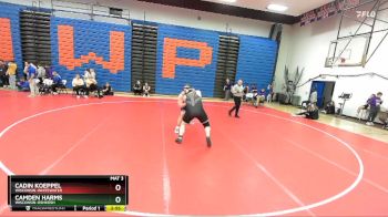 285 lbs Cons. Round 3 - Cadin Koeppel, Wisconsin-Whitewater vs Camden Harms, Wisconsin-Oshkosh