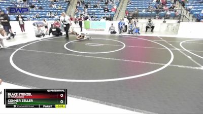 55 lbs Quarterfinal - Conner Zeller, Augusta vs Blake Stenzel, CK Young Lions