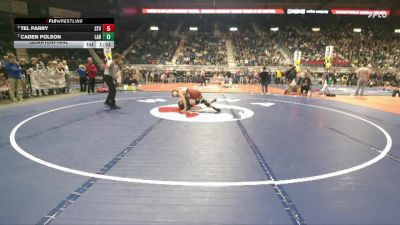 4A-138 lbs Quarterfinal - Caden Polson, Laramie vs Tel Parry, Star Valley