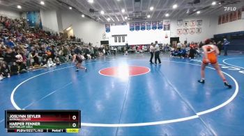 125 lbs 5th Place Match - Harper Fenner, Scottsbluff Girls vs Joslynn Seyler, Natrona County