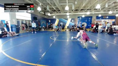 95 lbs Cons. Semi - Logan Quiroga, LHP vs Phillip Durden, Lake Gibson Braves