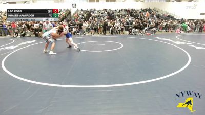 150 lbs Champ. Round 1 - Leo Cobb, Continuum Wrestling Club vs Khaleb Afanador, VHW Club