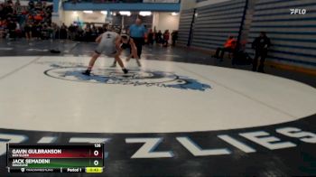 126 lbs Cons. Round 4 - Jack Semadeni, Ridgeline vs Gavin Gulbranson, Box Elder