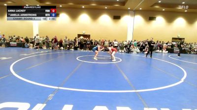 110 lbs Champ. Round 1 - Anna Lackey, Pennsylvania vs Amelia Armstrong, New York