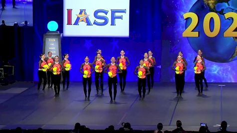Foursis Dance Academy - Code Red [2026 Senior Large Pom Semis] 2026 The Dance Worlds