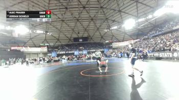 Boys 4A 144 lbs Champ. Round 2 - Jordan Schield, Gonzaga Prep vs Alec Fraser, Camas