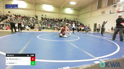 105 lbs Rr Rnd 2 - Maddox Rasavong, Pocola Youth Wrestling vs Jeffrey Wheat, Sallisaw Takedown Club