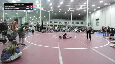 100 lbs Rr Rnd 9 - Alexis Smith, Alpha Girlz vs Francesca Gusfa, Steel Valley Vixens