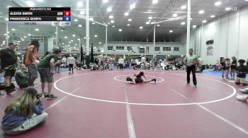 100 lbs Rr Rnd 9 - Alexis Smith, Alpha Girlz vs Francesca Gusfa, Steel Valley Vixens