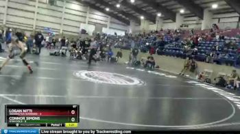 87 lbs Semis & Wb (16 Team) - Connor Simons, Utah Gold vs Logan Nitti, Washington Warriors
