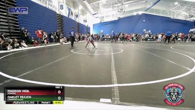 50-55 lbs 1st Place Match - Madison Vigil, Pomona vs Oakley Mulich, Lawrence Elite