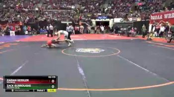 D2-175 lbs Quarterfinal - Zack Burroughs, Graham Local vs Zaidan Kessler, Wauseon