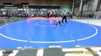 52 lbs Quarterfinal - Lincoln Rich, Massa Maniacs vs Christian Valdivia, SoCal Hammers