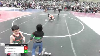 52 lbs Consi Of 8 #2 - Wyatt Johnson, Fallon Outlaws WC vs Chase Cawelti, Nevada Elite