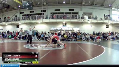 138 lbs Cons. Round 2 - Steven Hunter, Warren Wrestling Academy vs Lucian Logsdon, Mishawaka Wrestling Club