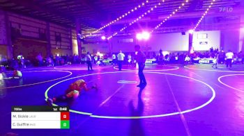 70 lbs Semifinal - Marcus Sickle, Laurel Matburners vs Carter Guiffre, Bwc