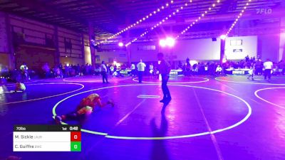 70 lbs Semifinal - Marcus Sickle, Laurel Matburners vs Carter Guiffre, Bwc