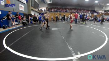 70 lbs Quarterfinal - Clay Blankenship, Mustang Bronco Wrestling Club vs Waylon Coney, Choctaw Ironman