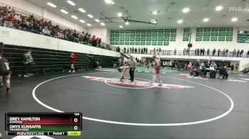 144 lbs Semifinal - Onyx Kunsaitis, Thunder Ridge vs Grey Hamilton, Evanston