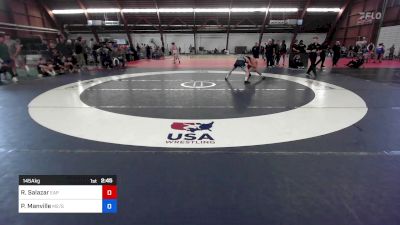 145A kg Final - Ramon Salazar, Eap vs Pierson Manville, M2/state College High School