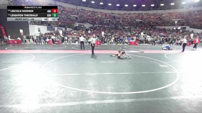 48 lbs Cons. Round 4 - Leighton Theobald, De Soto Wrestling vs Lincoln Werner, Askren Wrestling Academy