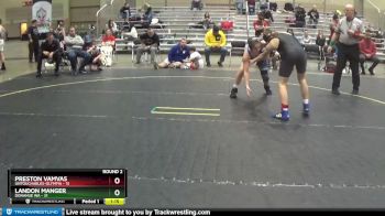 125 lbs Round 2 (6 Team) - Landon Manger, Donahue WA vs Preston Vamvas, Untouchables-Olympia