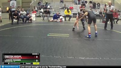 125 lbs Round 2 (6 Team) - Landon Manger, Donahue WA vs Preston Vamvas, Untouchables-Olympia