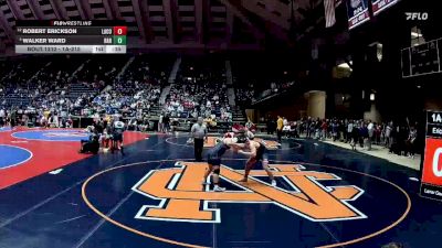 1A-215 lbs Cons. Round 1 - Robert Erickson, Lamar County vs Walker Ward, Haralson County