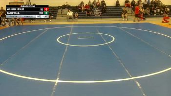 144 lbs Finals (8 Team) - William Leslie, Florence High School vs Zack Villa, Vista Grande High School