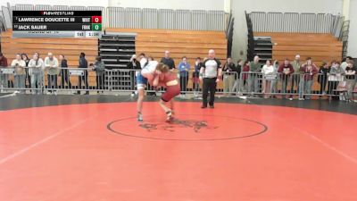 138 lbs Round Of 16 - Lawrence Doucette III, Whittier vs Jack Sauer, Franklin